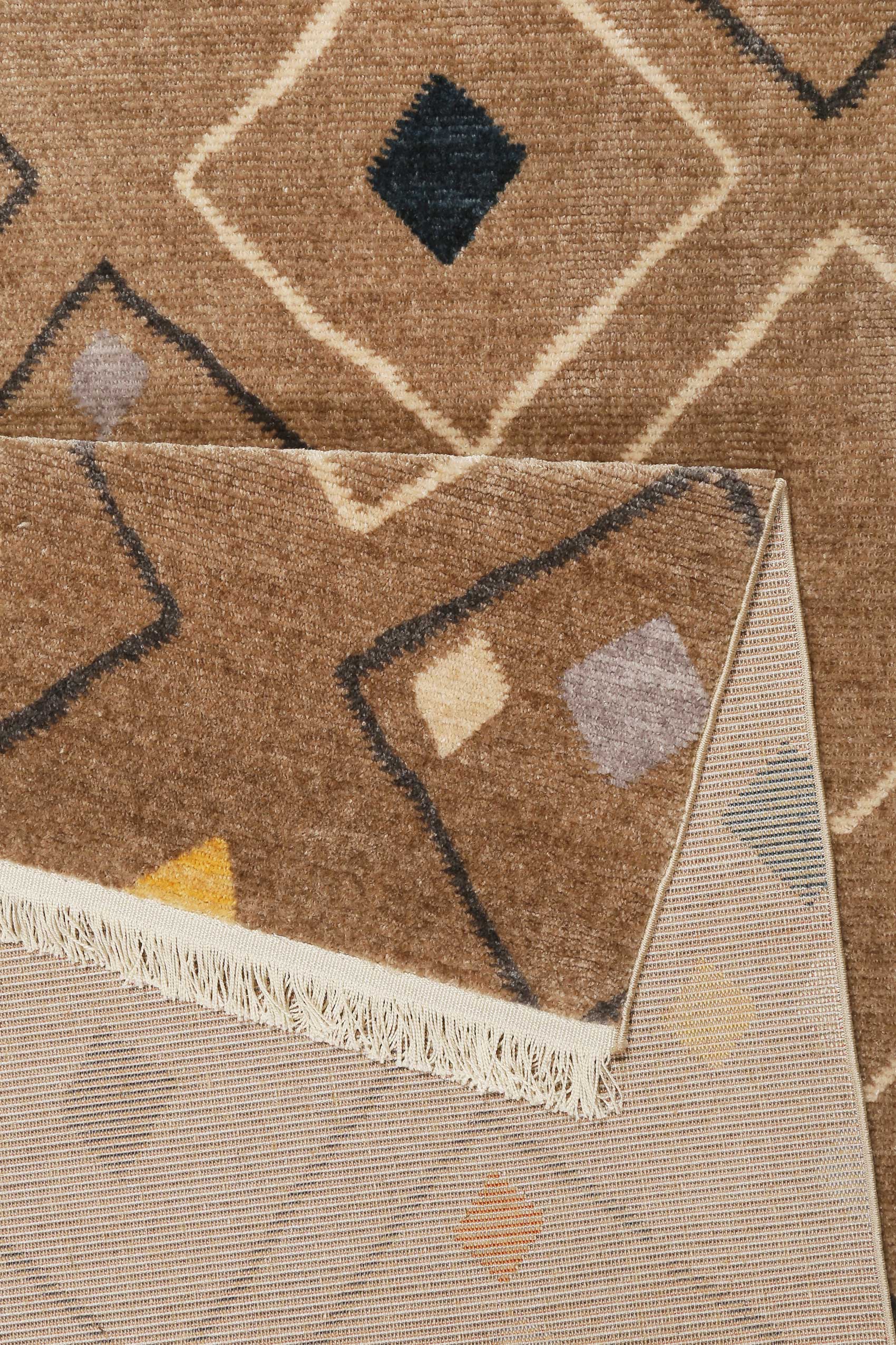 Teppich Sand Braun Bunt Kurzflor B-Ware "Mont Royal" WECONhome - Image 3