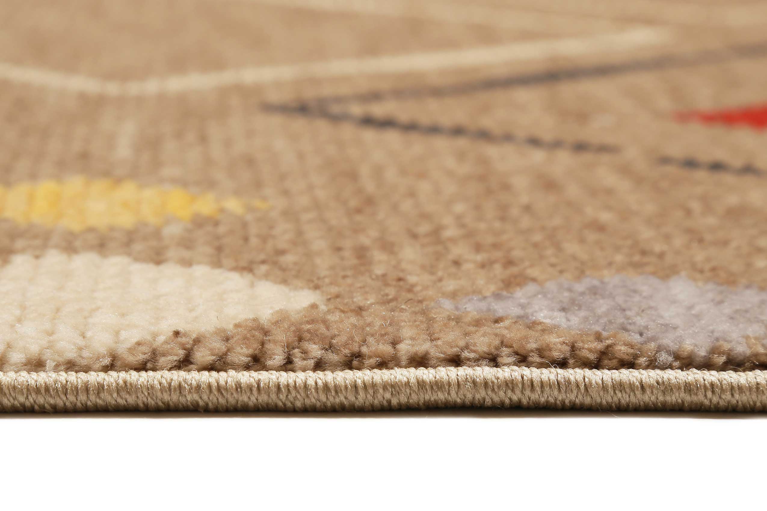 Teppich Sand Braun Bunt Kurzflor B-Ware "Mont Royal" WECONhome - Image 4