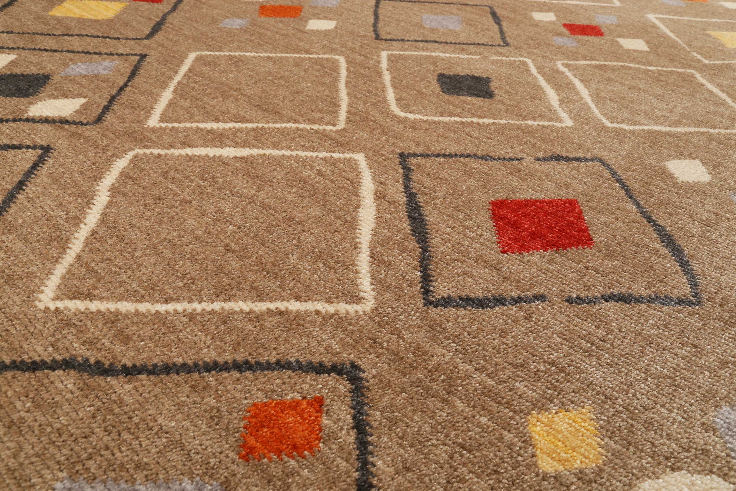 Teppich Sand Braun Bunt Kurzflor B-Ware "Mont Royal" WECONhome - Image 5