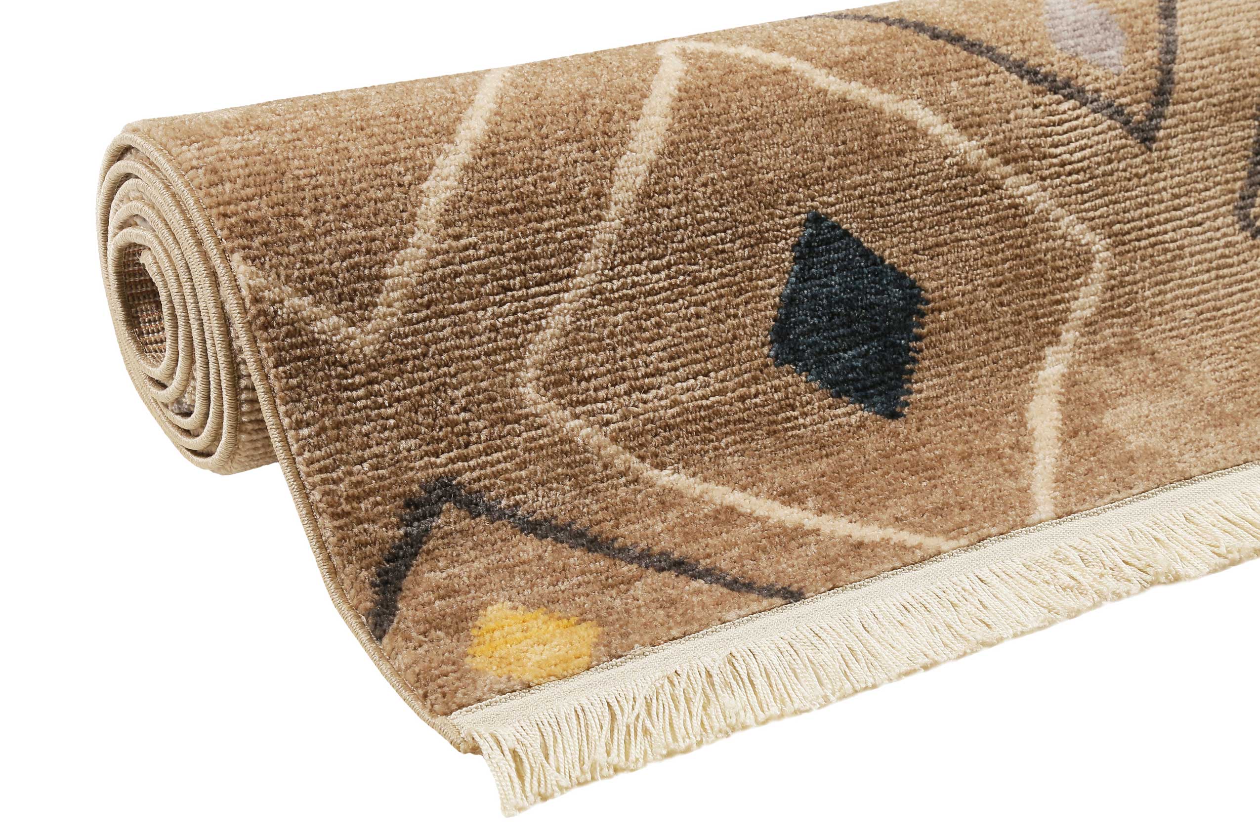 Teppich Sand Braun Bunt Kurzflor B-Ware "Mont Royal" WECONhome - Image 7