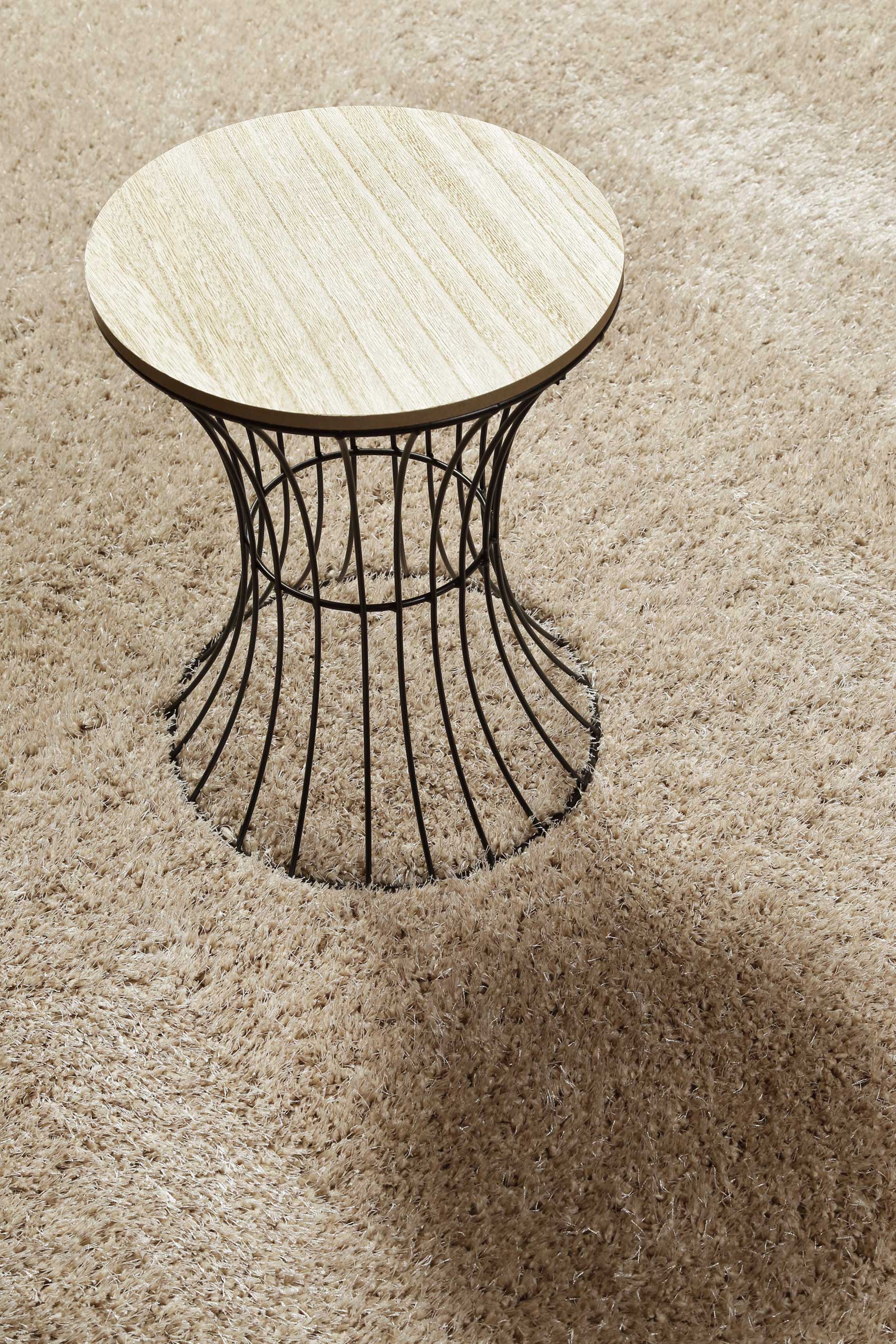 Teppich Sand Hochflor "Flavio" Homie Living - Image 4